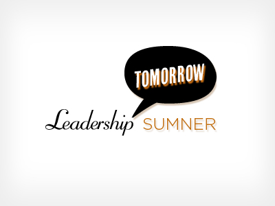 Leadership Tomorrow chat chat bubble graphic leadership orange placard