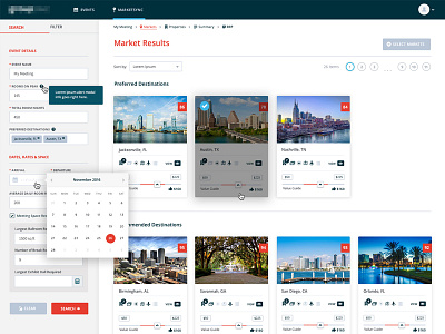 Travel Dashboard app brand aid calendar cards dashboard hospitality sidebar software travel ui ux website