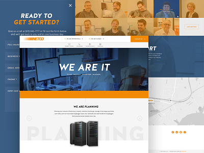 IT Solutions Company brand aid branding design responsive user interface website