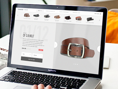 eCommerce belts brand aid ecommerce shopping ui ux website