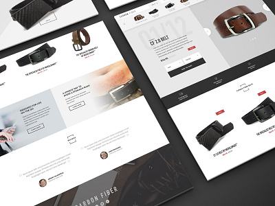 eCommerce belts brand aid ecommerce shopping ui ux website