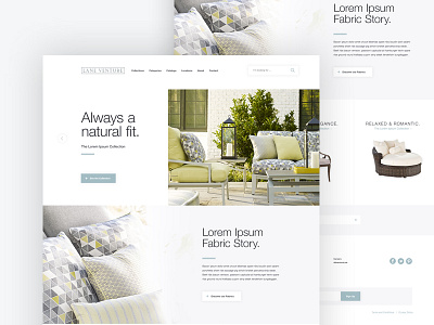 Furniture brand aid furniture modern responsive ui web design website