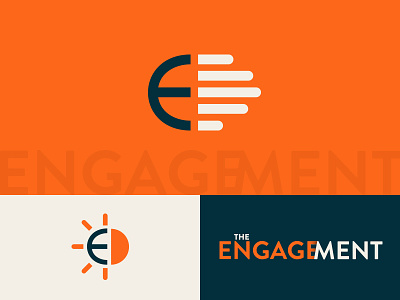 The Engagement 3d banner bible brand aid branding design e identity logo