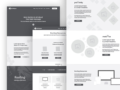 U.S. Polyco Wires brand aid content strategy ux wireframes