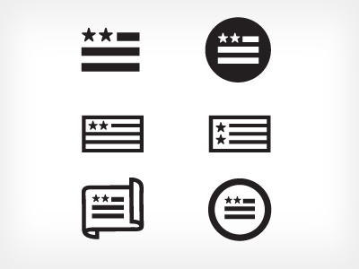 Flag Icons 2v american flag brand aid flag icon logo patriotic political politics star usa