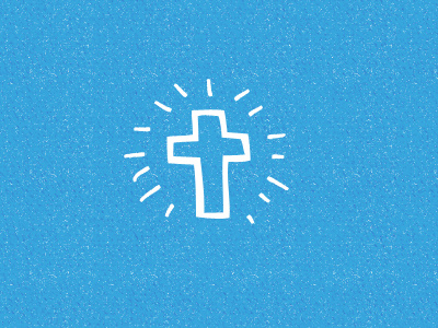 Cross blue brand aid cross icon jesus steedicons texture