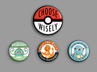Choose Wisely... bulbasaur charmander pokemon squirtle stickermule