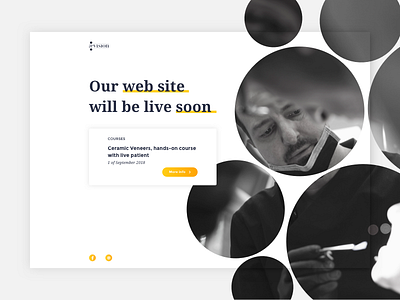 Landing page for Aevision