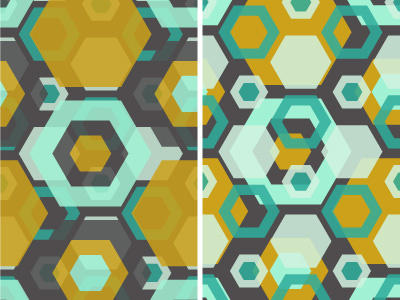 Pattern of the Week #14: Hex'd geometric hexagon honeycomb pattern repeat seamless weekly