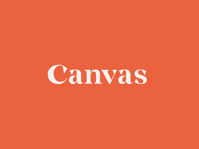 Canvas Logo Typography by Fetén Studio on Dribbble