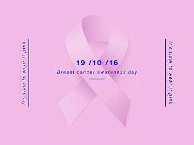 Cancer awareness day post aware awareness campaing cancer day it pink time to wear