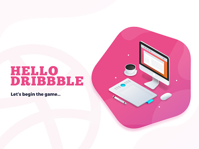 The Beginning basketball dribbble game hello second welcome shot shot