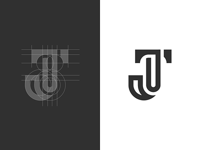 JT logo animation app apparel branding company design graphic design grid icon illustration jt logo logos modern motion graphics simple typography ui ux vector