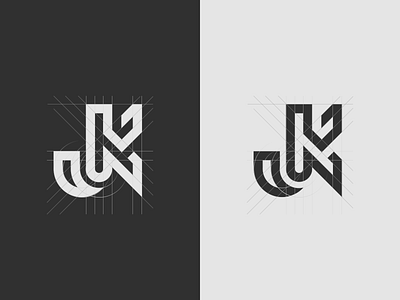 JK logo 3d animation app apparel brand identity branding company design graphic design grid logo icon identity illustration letter logo modern motion graphics simple ui vector