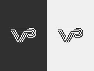 VP logo 3d animation app apparel branding company design graphic design grid icon identity illustration letter logo logo concept logo new modern motion graphics simple ui