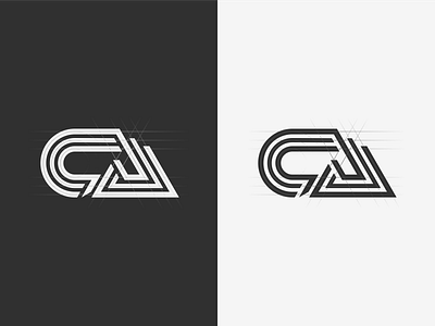 CA logo 3d animation app apparel branding company design graphic design grid icon identity illustration letter logo logo grid modern motion graphics new simple ui