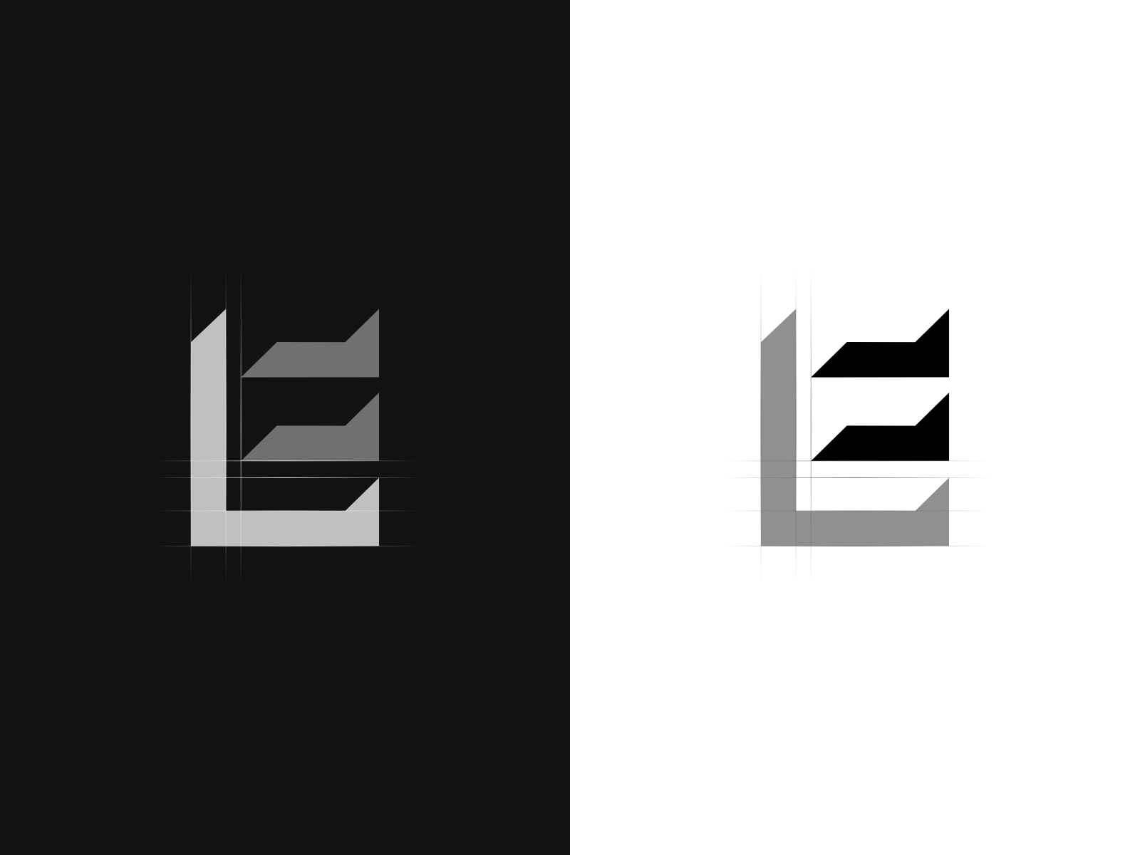 LE Initial logo by initiallogo on Dribbble