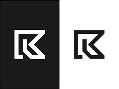 KR Initial logo animation app apparel branding company design flat graphic design icon illustration initials letter logo mark modern monogram motion graphics simple symbol ui