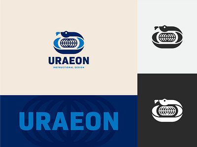 Ouroboros Logo branding geometric logo modern ouroboros snake vector world