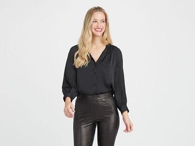 Luxury Leather Like Ankle Skinny Pants | Rosenthal Boutique