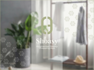 Shoasy - Shop Easy (AR Shopping App) app logo brand identity design illustration logo design mock design mock project