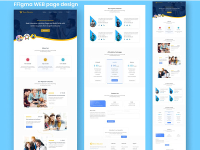 Figma WEB page design