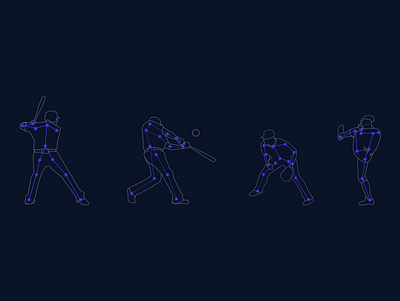 Traceball baseball design digital icon illustration sports ui vector