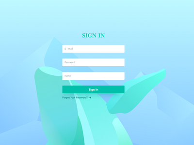 Sign In design sign in ui website