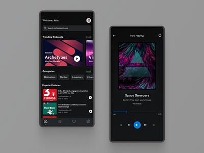 Podacst App Design