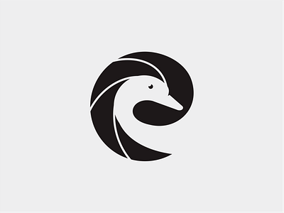 swan black animation logo