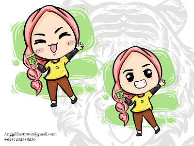 cute cartoon woman character vector illustration cartoon character cute design girl hand drawn illustration vector woman