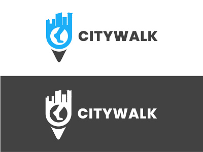 City Walk Logo city logo walk