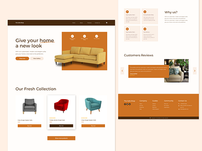 The Sofa Shop Website Design business ecommerce ecommerce website online purchase shopping sofa the sofa shop ui ui design ux ux design web design website