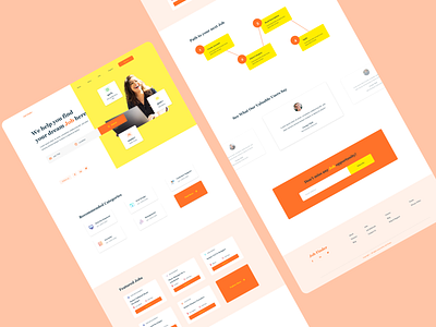 Job Finder Website design job job finder job finder website portfolio ui ui design ux ux design web design website