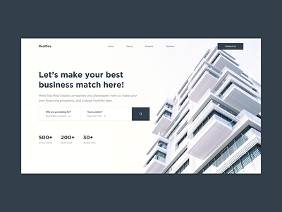 Real Estate Website design real estate ui ui design ux ux design web design