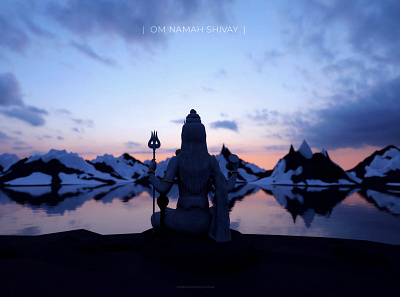 The Home of Lord Shiva 3d cinema4d shivay