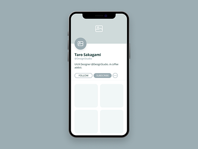 DailyUI006 User Profile