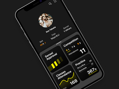 DailyUI 041 Jiu Jitsu App Fitness dailyui design ui