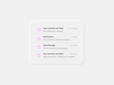 DailyUI 047 Activity Feed app dailyui design ui