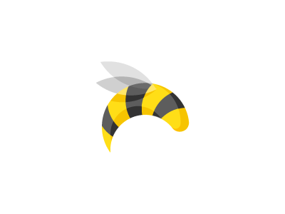 Beelogo - unused concept animal animal logo bee bee logo flat design honey illustration logo mark sign symbol