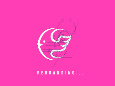Rebranding...What do you think? angelfish angelfish logo brand fish fish logo flat design icon logo mark rebranding
