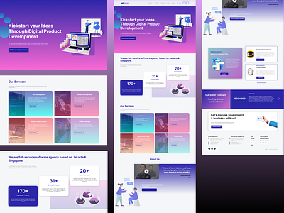 Landing Page - IT Software Company