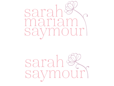 Personal Branding branding delicate design floral logo design personal branding serif