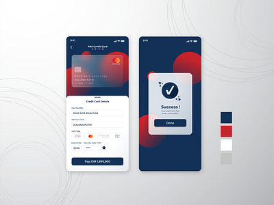 Credit Card Checkout w Glassmorphism app branding dailyui design glassmorphism graphic design ui user interface