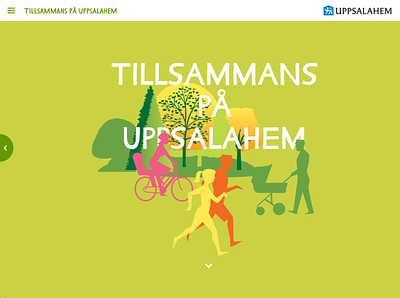 Uppsalahem Web 2 design typography ui vector