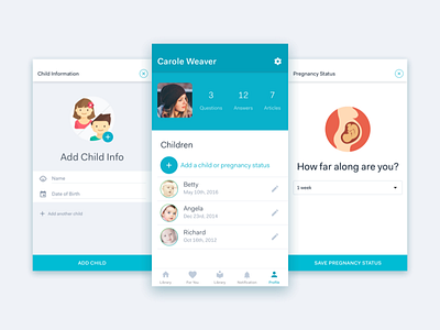 Pregnancy & Childcare Mobile App