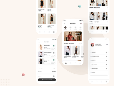 Fashion UI Mobile by Sunie UX on Dribbble