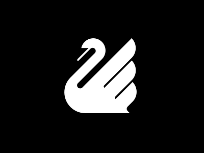 Swan v. 02 logo logo design mark swan symbol