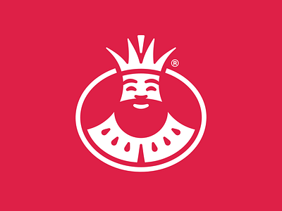 The Tomato King branding graphic design identity illustration king logo logo design mark negative space symbol tomato