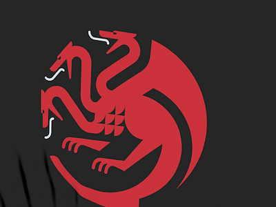 Dracarys 🔥🔥🔥 branding dragon gameofthrones got graphic design heraldry identity illustration logo logo design mark multiversal targaryen